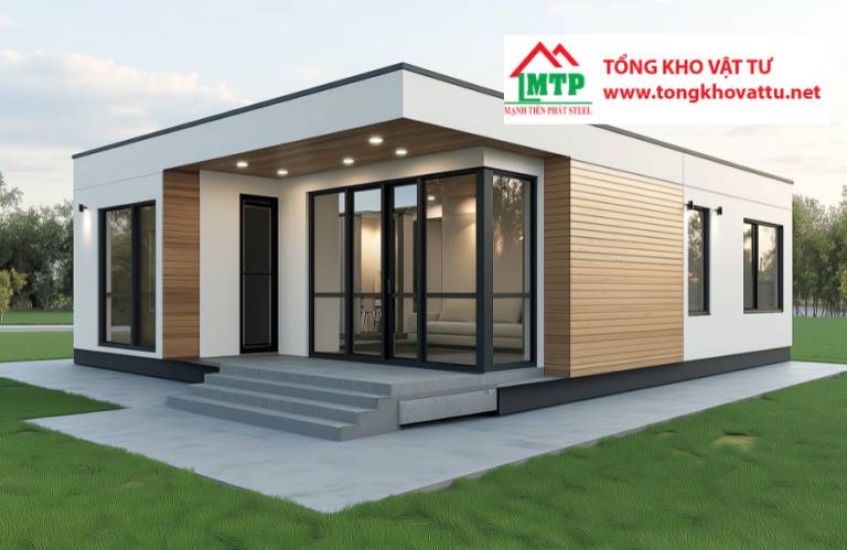 20+ Mẫu nhà tiền chế vạn người mê với TẤM XI MĂNG