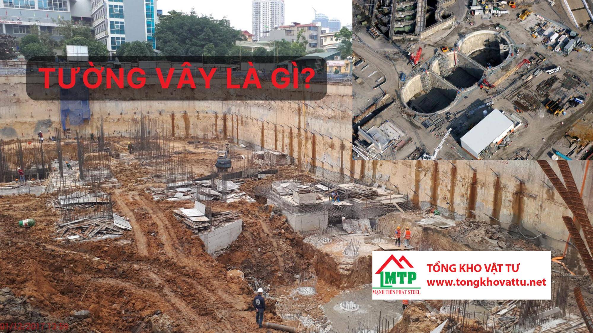 Tường vây là gì? Phương pháp thi công tường vây phổ biến