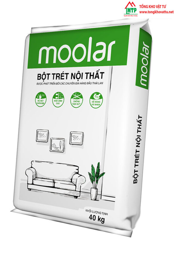 Bột trét nội thất Moolar