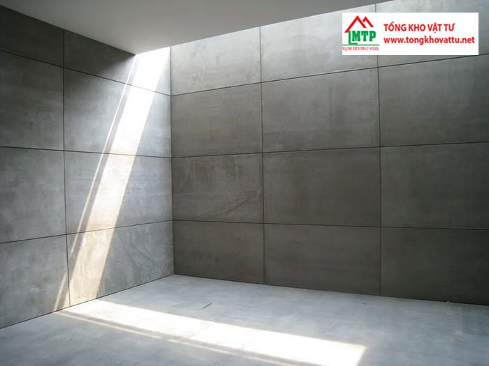 Dùng tấm xi măng dăm gỗ làm sàn