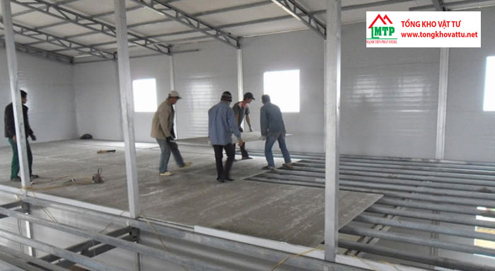 Lắp đặt tấm xi măng lót sàn Cemboard Thái Lan