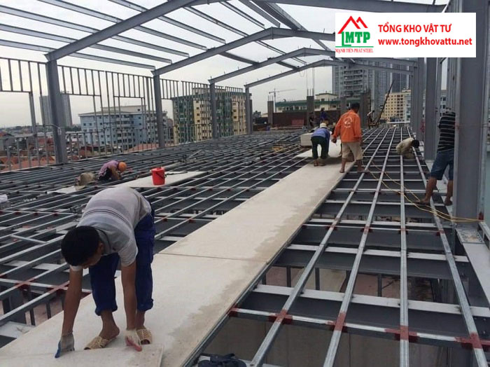 Tấm xi măng làm sàn chịu lực
