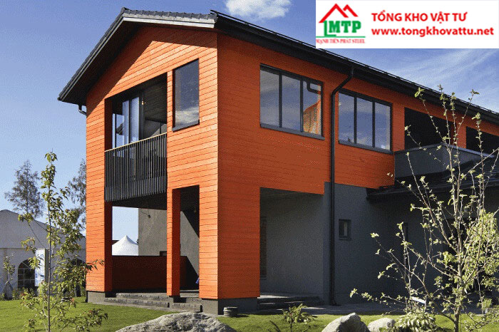 Tấm xi măng ốp tường vân gỗ