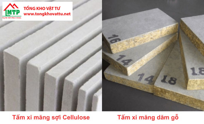Tấm xi măng sợi Cellulose và tấm xi măng dăm gỗ