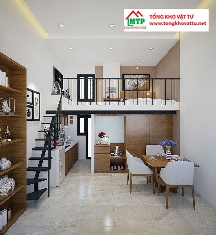Thiết kế gác lửng bằng tấm Cemboard