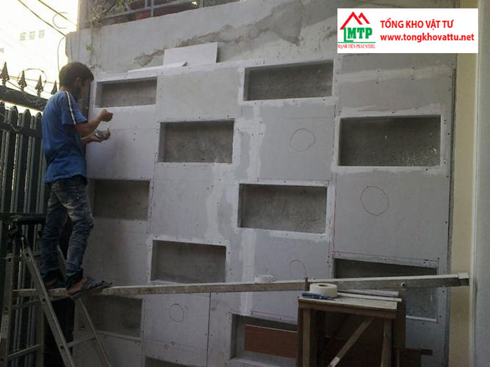 Kỹ thuật thi công tấm Cemboard ngoài trời Làm vách – Lợp mái – Làm sàn