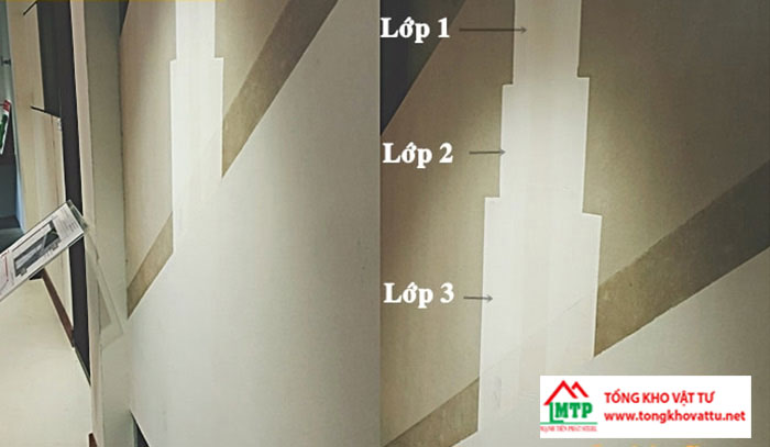 Trét 3 lớp liên tiếp