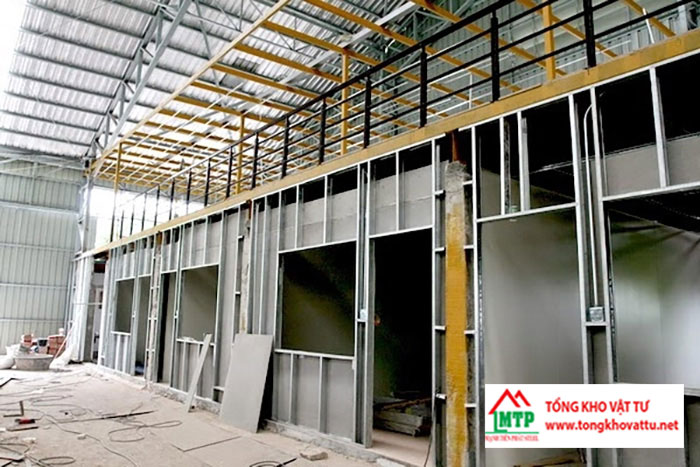 Vách ngăn bằng tấm Cemboard
