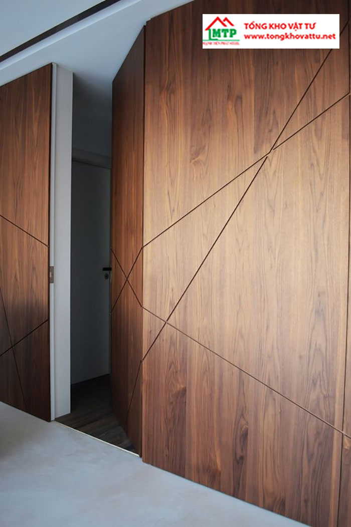 Vách ngăn Sheraboard giả gỗ