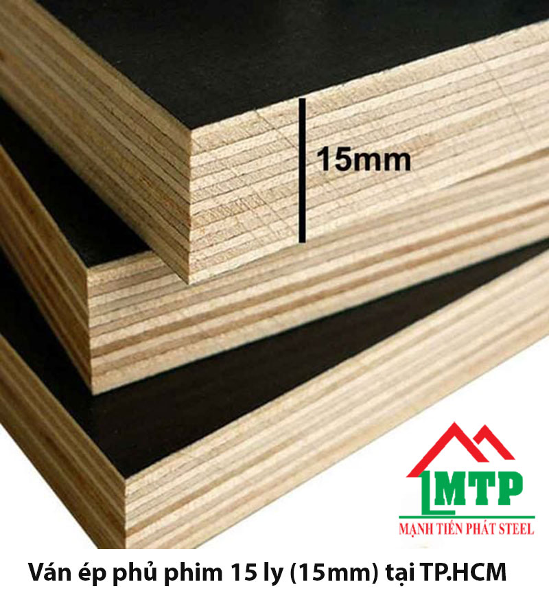 Ván ép phủ phim 15 ly (15mm) tại TP.HCM: Giải pháp tối ưu cho công trình xây dựng và nội thất