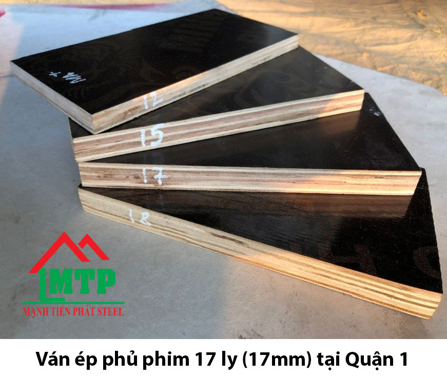 Ván ép phủ phim 17 ly (17mm) tại Quận 1: Giải pháp tối ưu cho công trình bền vững