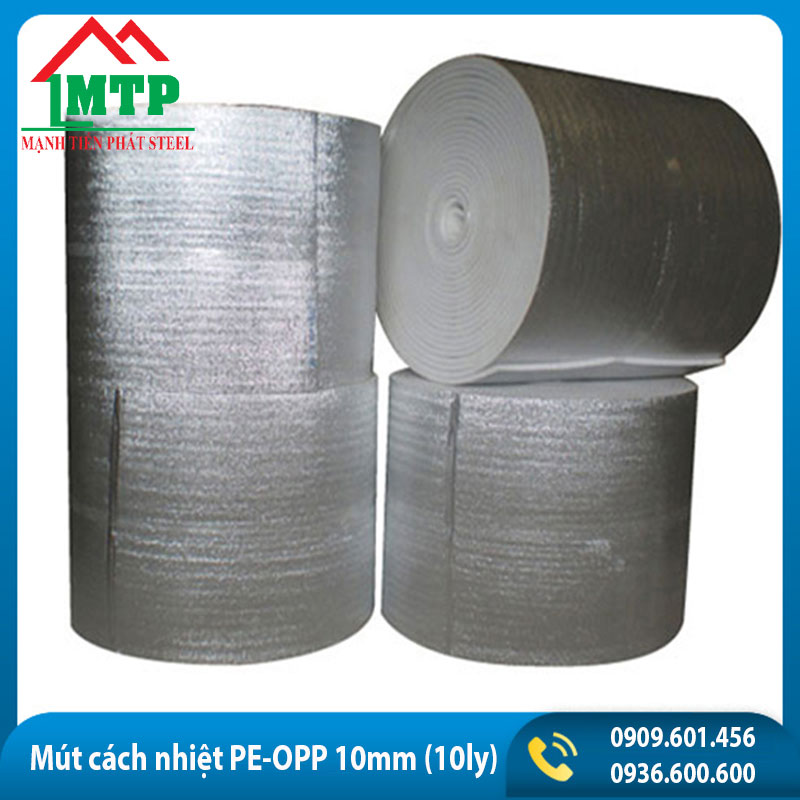 Giá mút cách nhiệt PE-OPP 10mm (10ly) mới nhất 2025