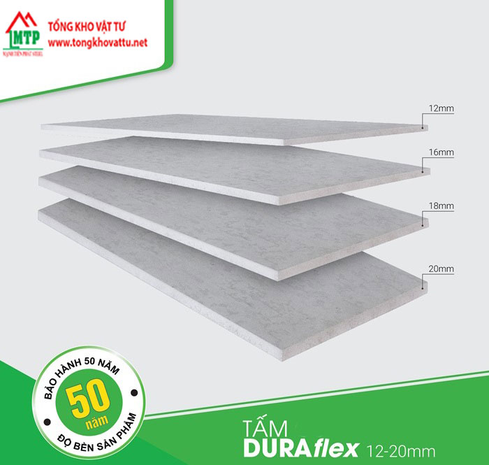 Tấm cemboard DuraFlex 2X Vĩnh Tường