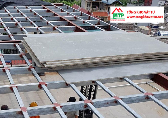 Tấm Cemboard làm sàn chịu lực