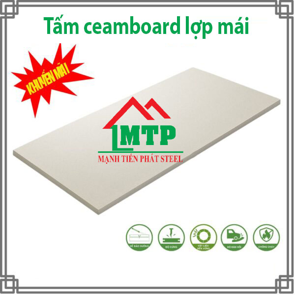 Giá tấm ceamboard lợp mái mới nhất 2025